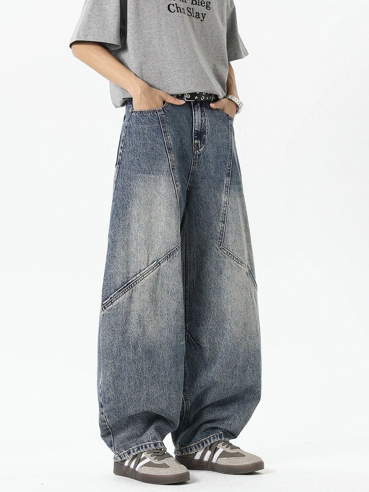 Loose Wide-Leg Jeans