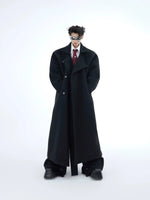 Heavyweight Woolen Knee-Length Coat
