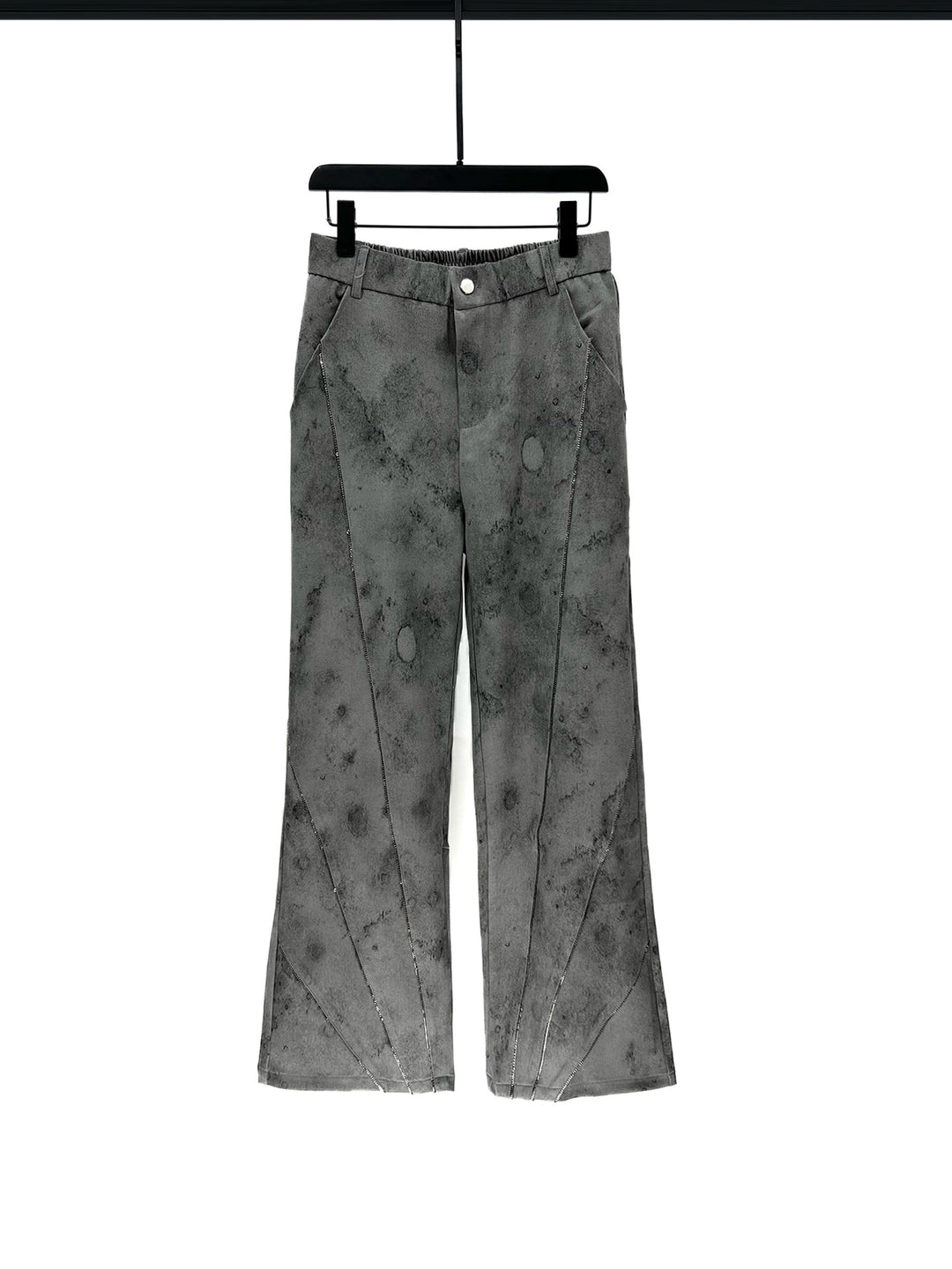 Conjunto de pantalones de pierna ancha y chaqueta corta 