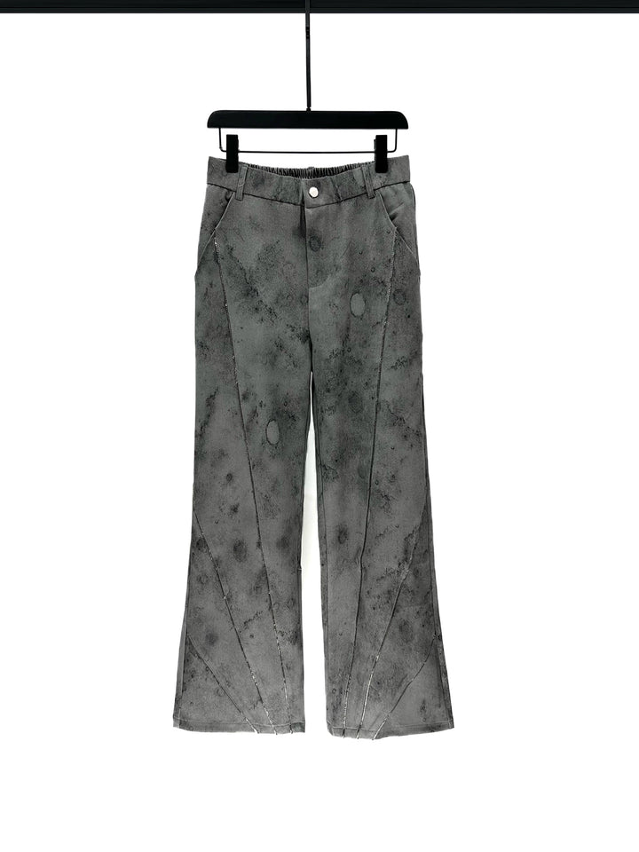 Conjunto de pantalones de pierna ancha y chaqueta corta 