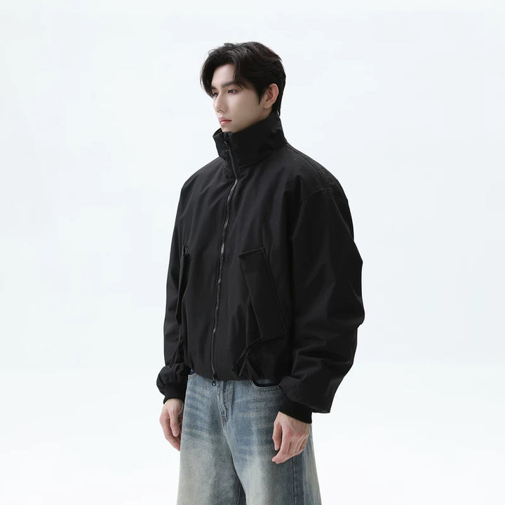White Duck Down Stand Collar Jacket