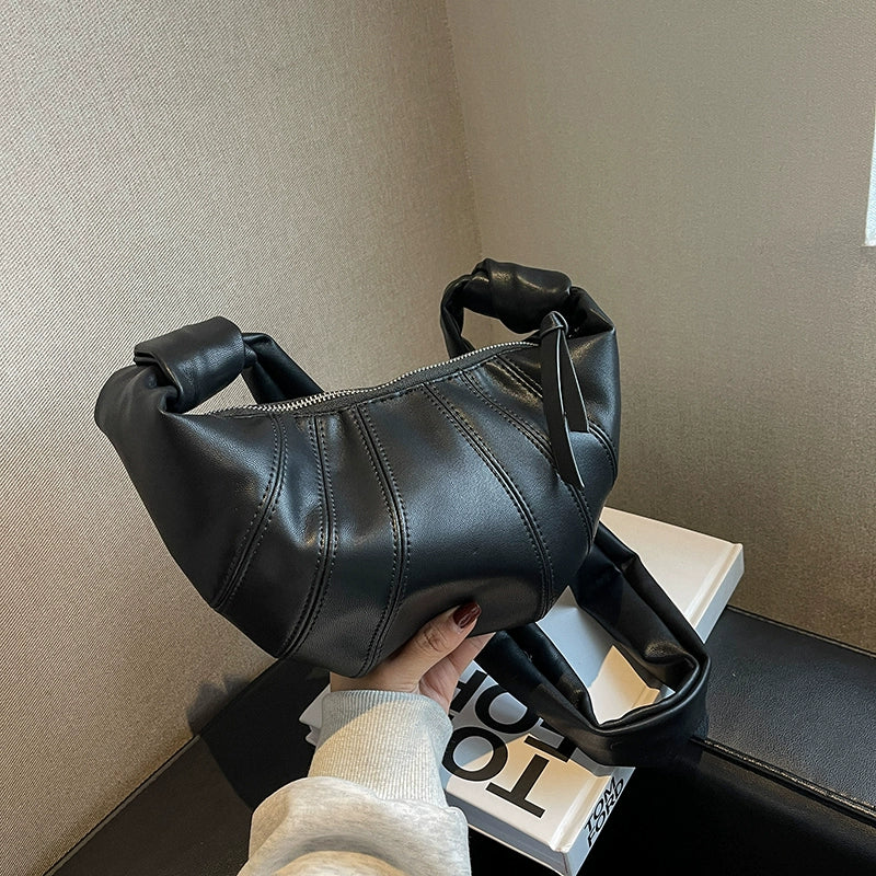 Dumpling Crescent Crossbody Shoulder Bag