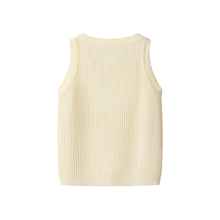 Débardeur ajusté en tricot côtelé 