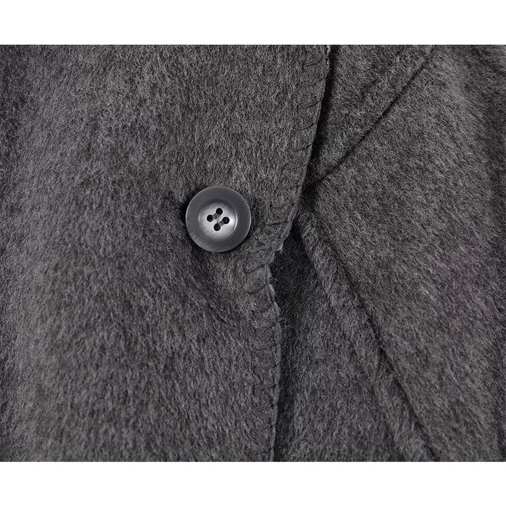 Double-Sided Long Wool Coat