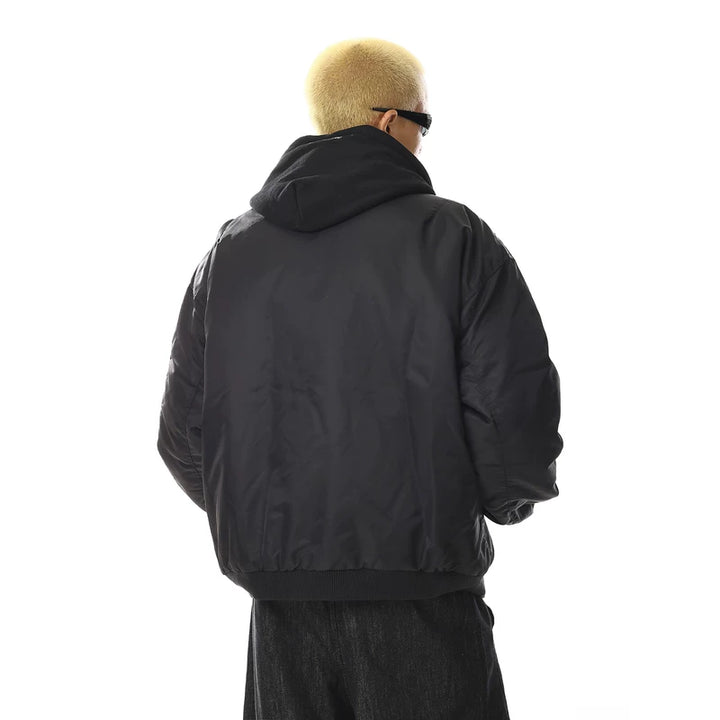 جاكيت بومبر للعمل بتصميم فضفاض ومعزول 