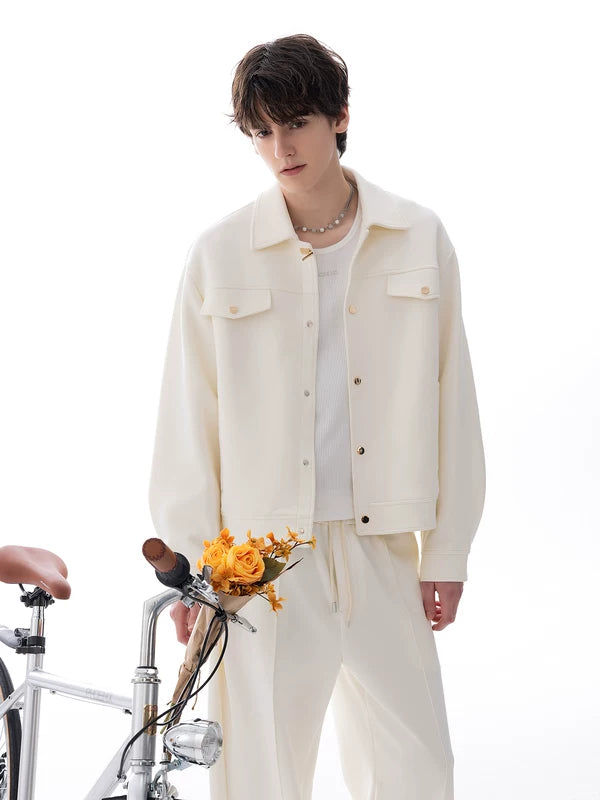 Veste et pantalon décontractés à coupe ample 