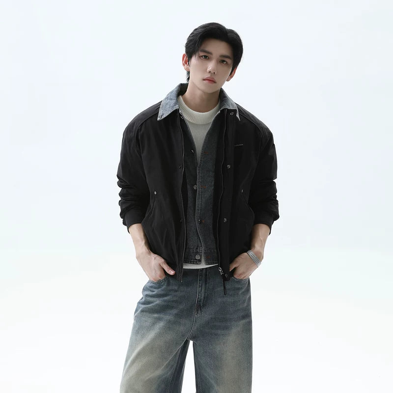 Faux Two-Piece Down Jacket