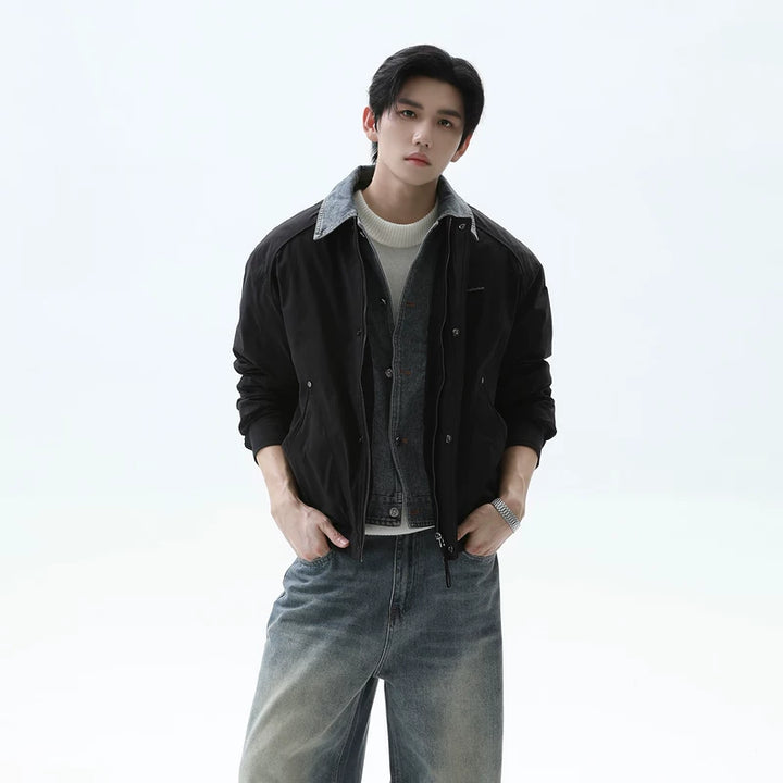 Faux Two-Piece Down Jacket