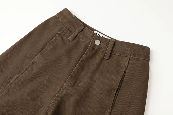 Wide Leg Casual Straight Pants