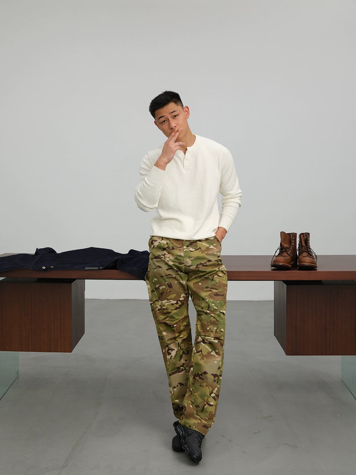 Henry Collar Knit Sweater