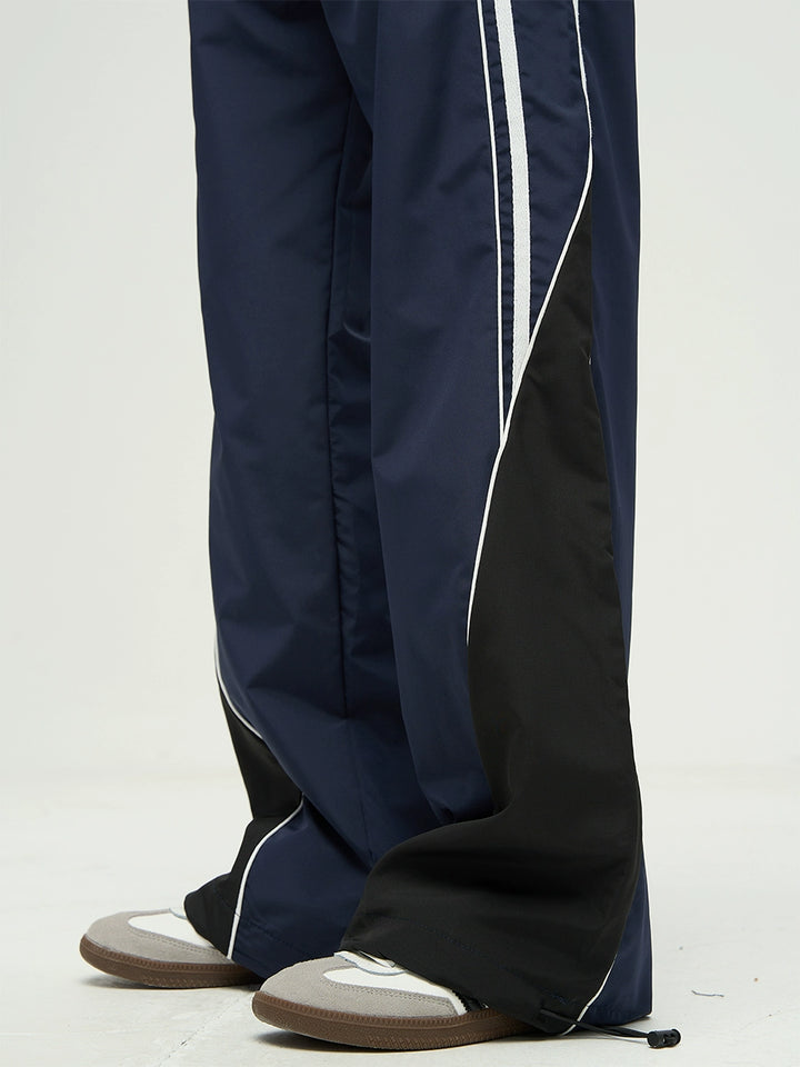 Stitching Embroidery Casual Sports Pants