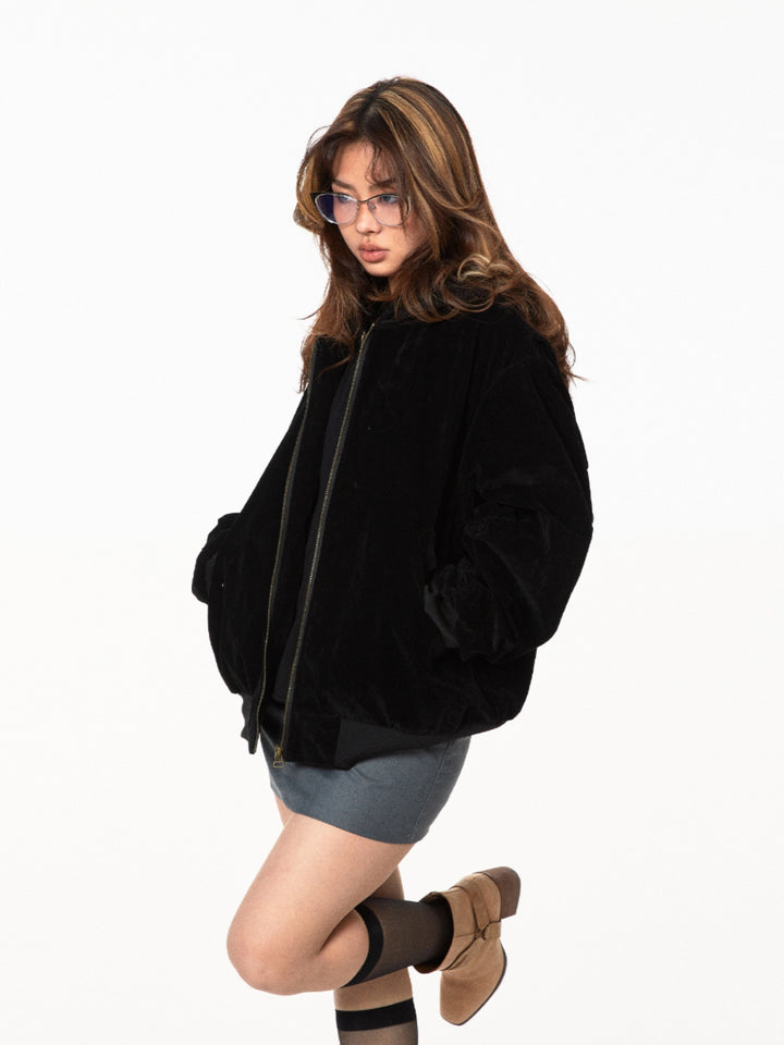 Hooded Two-Piece Bomber Jacket