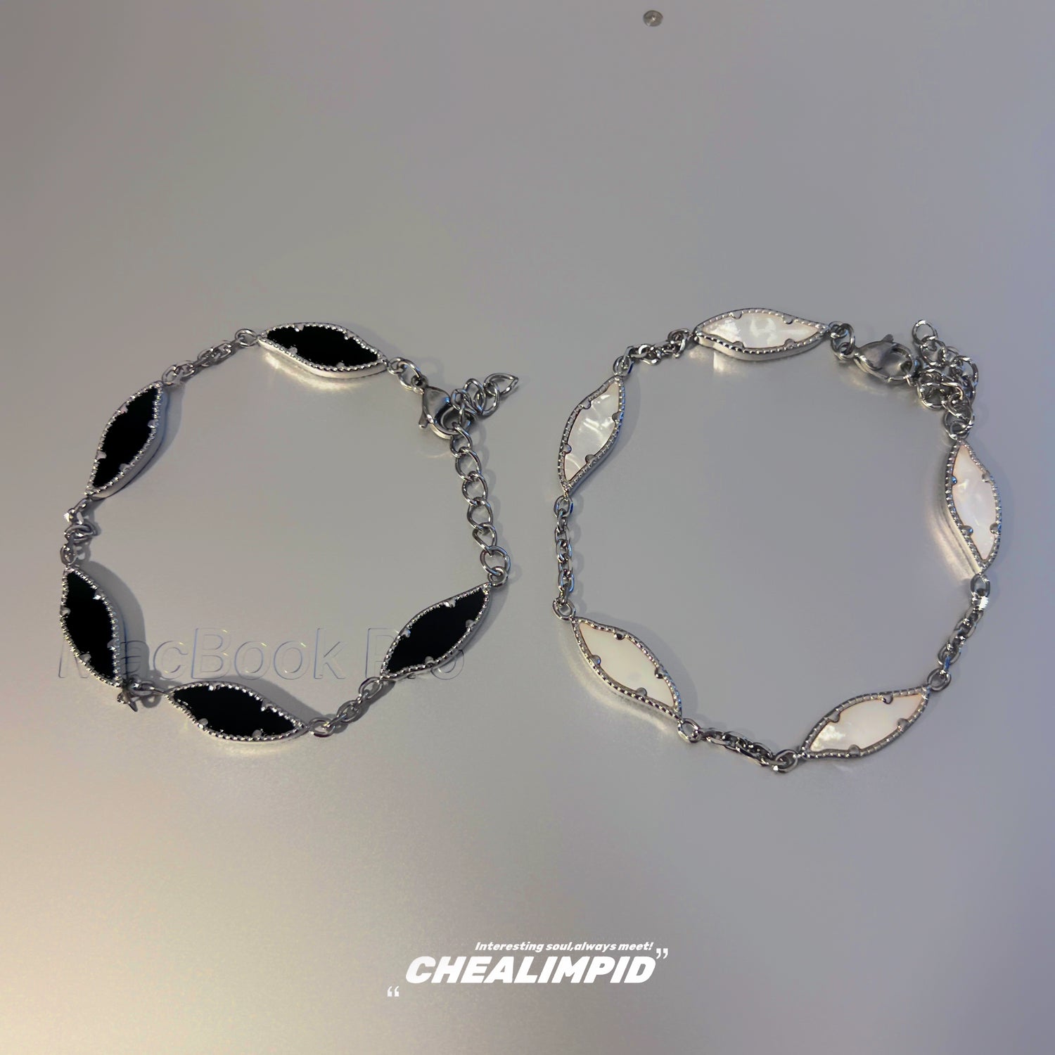 Irregular Mother-of-Pearl Bracelet