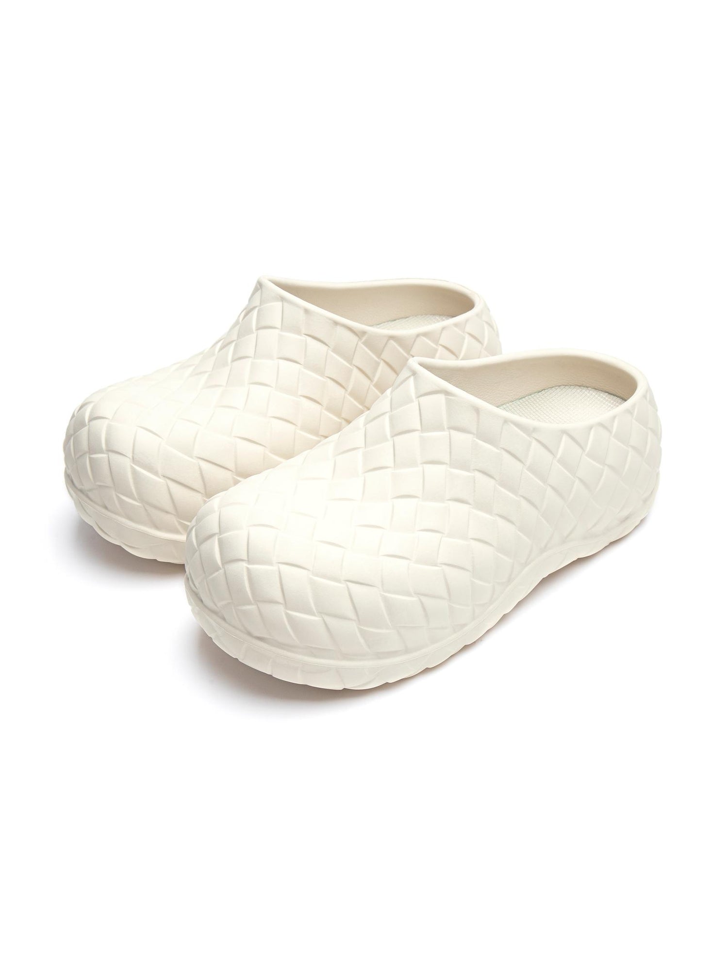 Pantoufles d'extérieur à semelle épaisse et à bout fermé 