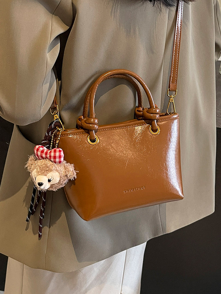 Stylish Crossbody Bucket Handbag