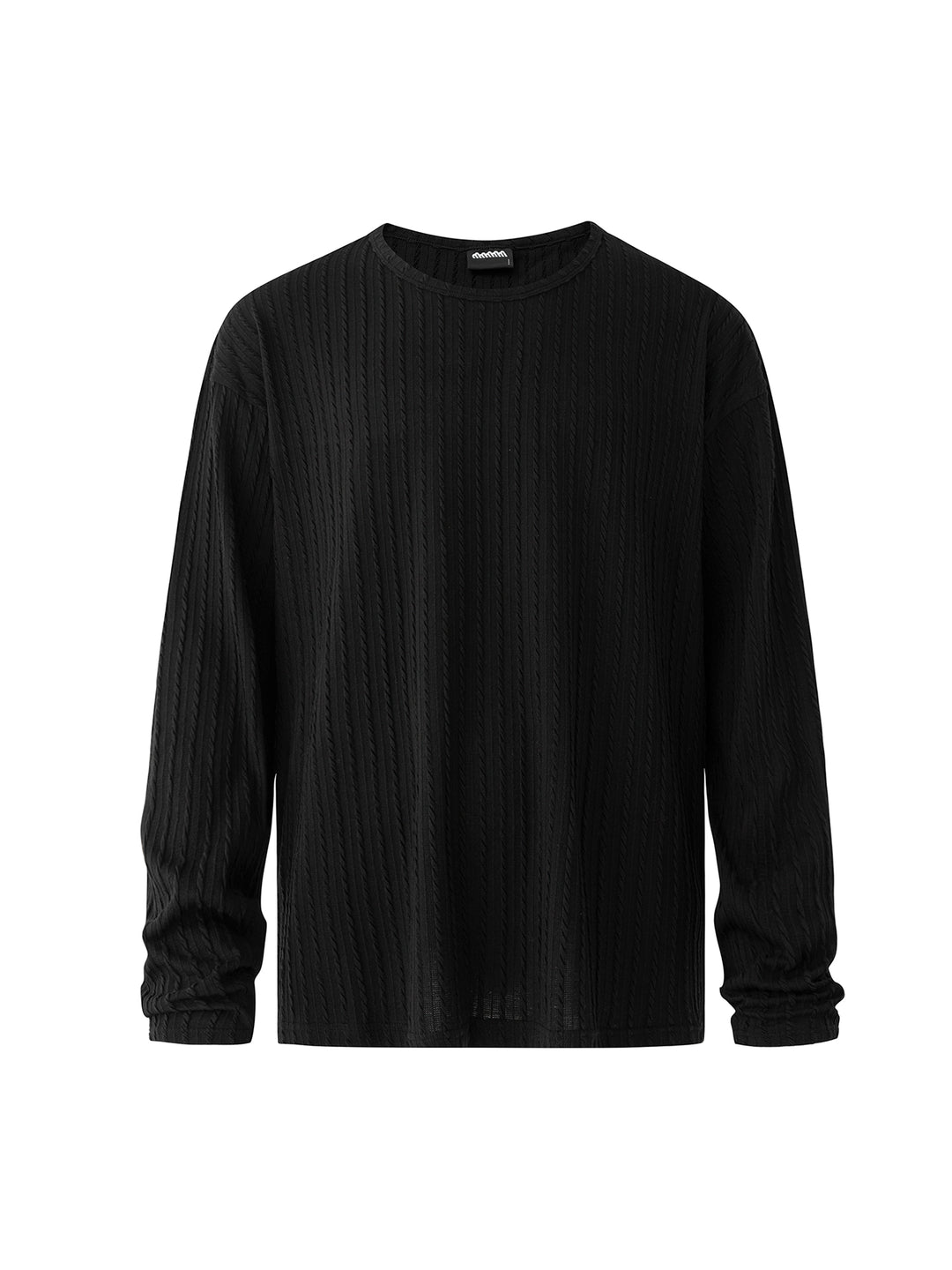 Long Sleeve Ribbed Knit Pullover Top
