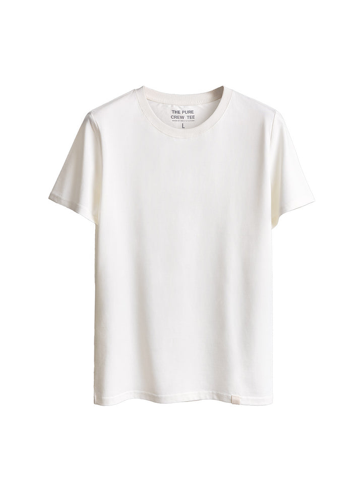 ヘビーウェイト ピュアコットン クルーネック Tシャツ 
