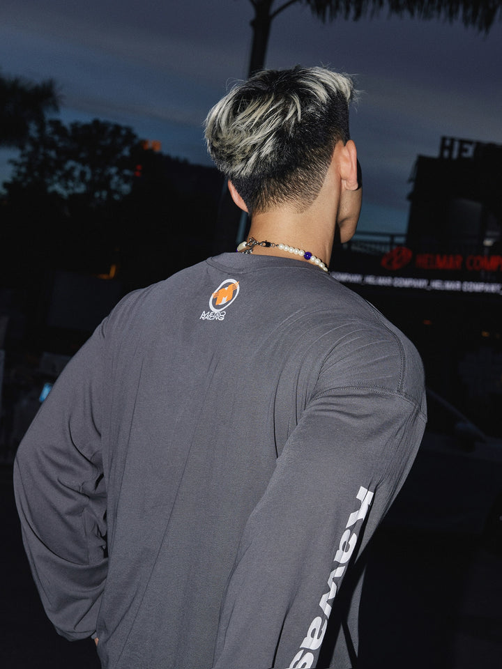 Letter Print Loose Long-Sleeve Pullover