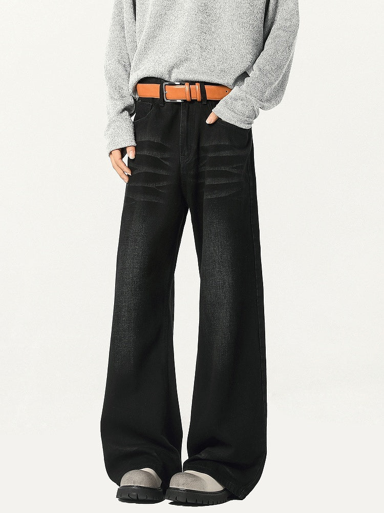 Casual Loose Straight-Leg Jeans