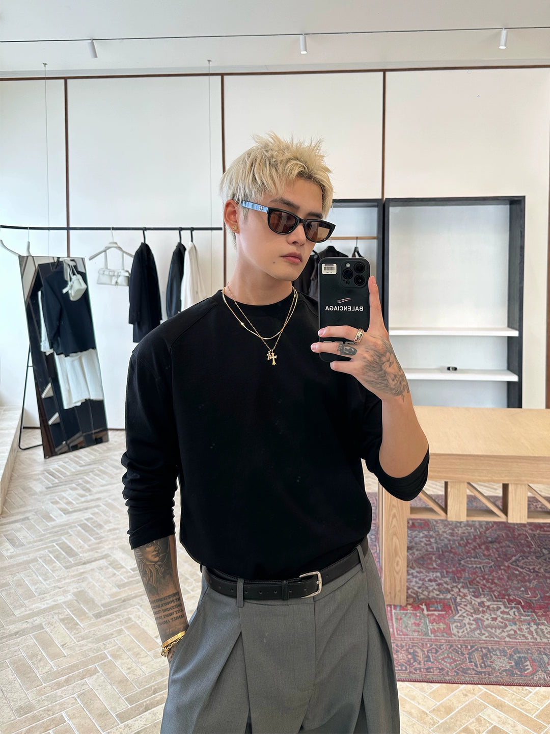 Structured Shoulder Bottoming Shirt
