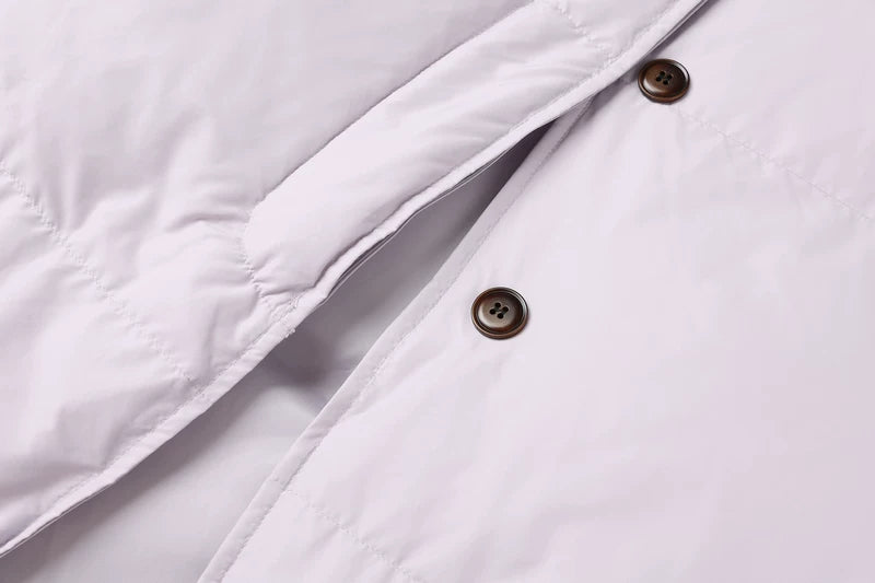 Oversized Knee-Length Down Jacket