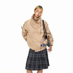 Irregular Stand Collar Double-Breasted Jacket 3