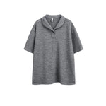 6189273387092,6189273387093,6189273387094,6189273387095, Knit Polo Collar Short-Sleeve T-Shirt