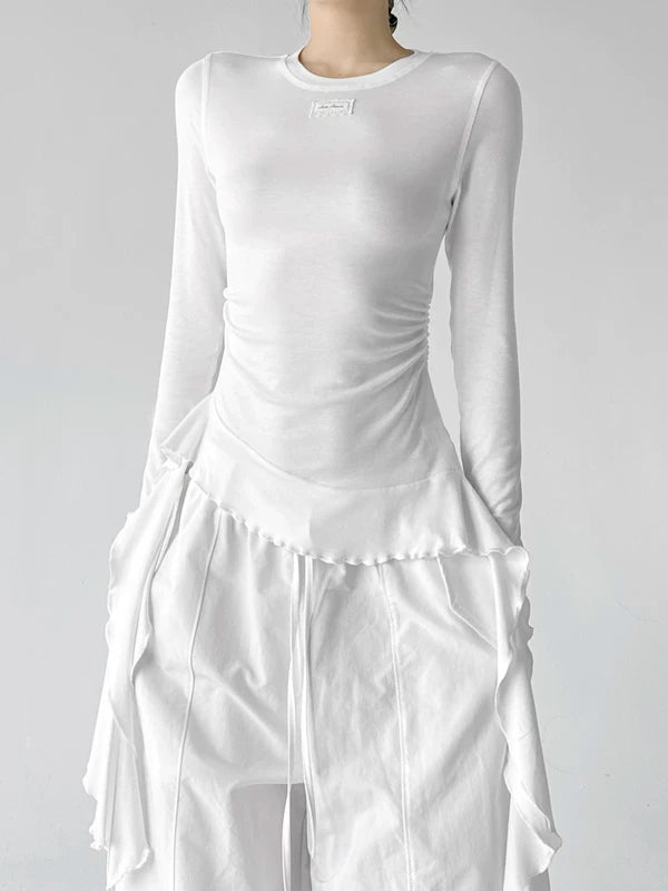 Korean Style Long Sleeve Layering T-Shirt 2