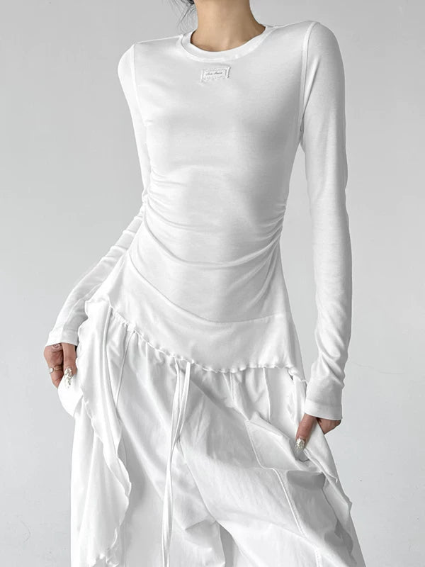 Korean Style Long Sleeve Layering T-Shirt 4