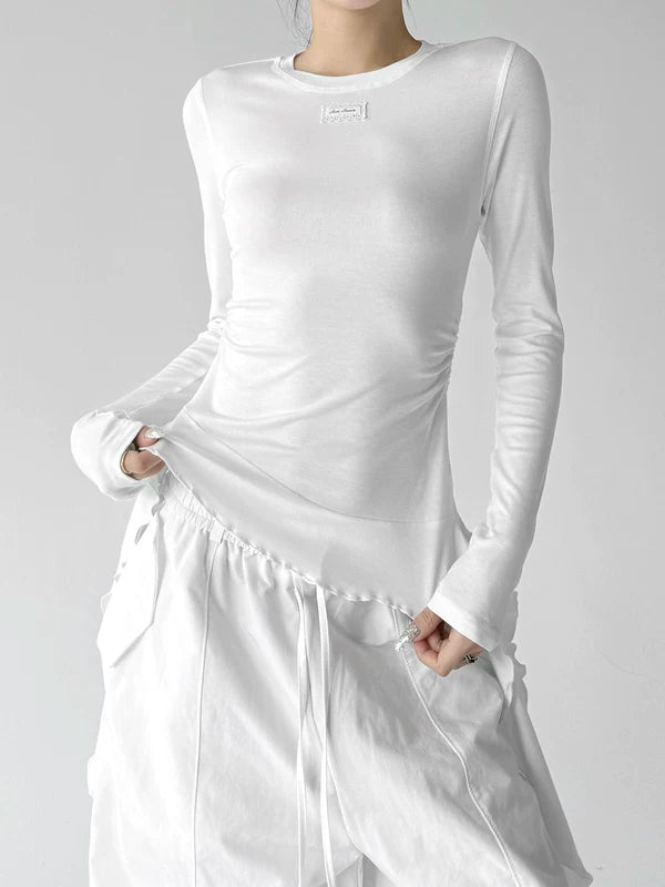 Korean Style Long Sleeve Layering T-Shirt 5