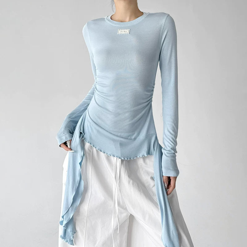 6203837386208, Korean Style Long Sleeve Layering T-Shirt