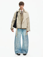 Lambswool Blend Double-Breasted Wool Jacket 5