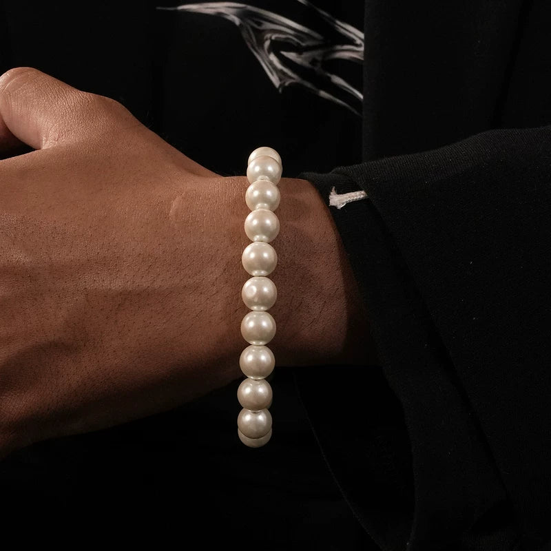 Large Pearl Beaded Bracelet 2