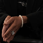 Large Pearl Beaded Bracelet 4