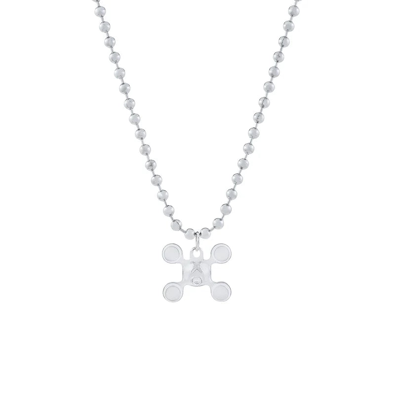 6151491635107,6151491635108, Layered Cuban Chain Necklace with Pendant