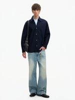 Layered Long Sleeve Button Front Shirt 5