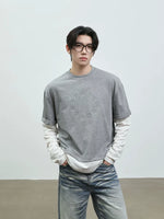 Layered Star Print Long Sleeve T-Shirt 2
