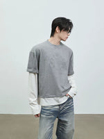 Layered Star Print Long Sleeve T-Shirt 4