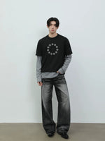 Layered Star Print Long Sleeve T-Shirt 5