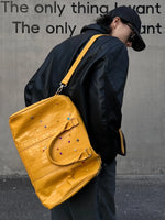 Leather Croc-Embossed Large Shoulder Crossbody Bag 2