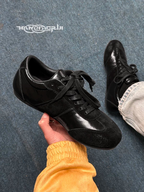 Leather German Trainer Casual Sneakers 2