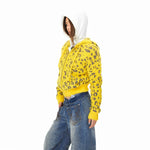 Leopard Print Hooded Knit Cardigan Sweater 2