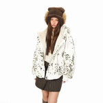 Leopard Print Hooded Puffer Jacket 2