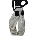 Leopard Print Wide Leg Cargo Pants 4