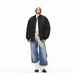 Letter Embroidered Padded Flight Jacket 4