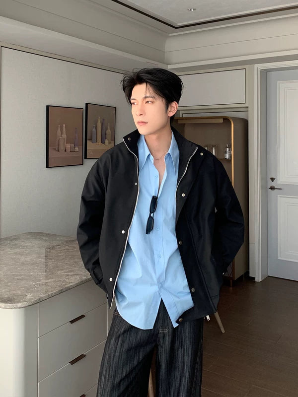 Lightweight Collared Spring Jacket for Men 2