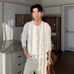 6035420168023,6035420168024,6035420168025,6035420168026, Lightweight Knit Button-Front Cardigan Sweater