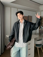 Lightweight PU Leather Motorcycle Jacket 4