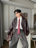 Lightweight PU Leather Motorcycle Jacket 5