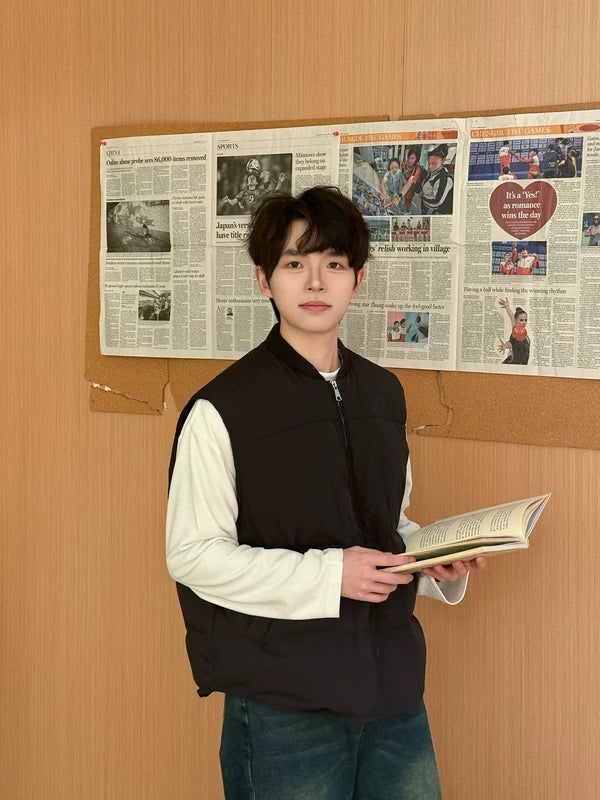 6183628334048,6183628334049,6183628334050, Lightweight Quilted Down Vest